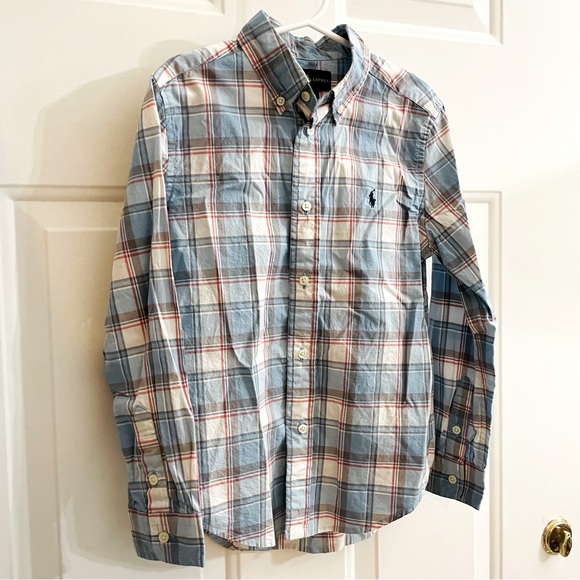 🎉2X HP🎉Ralph Lauren Boys Size 7 Button Down Shirt - Picture 3 of 7